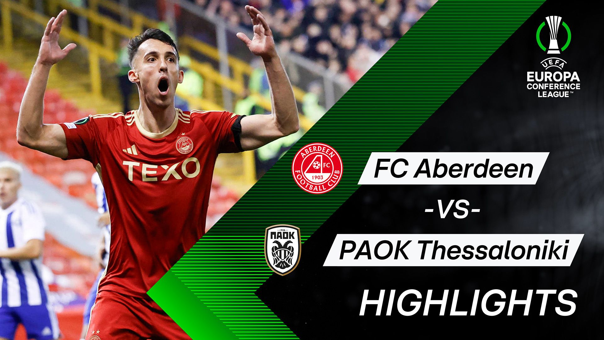 Highlights: FC Aberdeen vs. PAOK Thessaloniki
