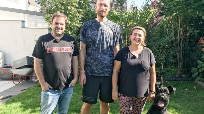 Riesenschnauzer "Matty" / Mischling "Sofie"