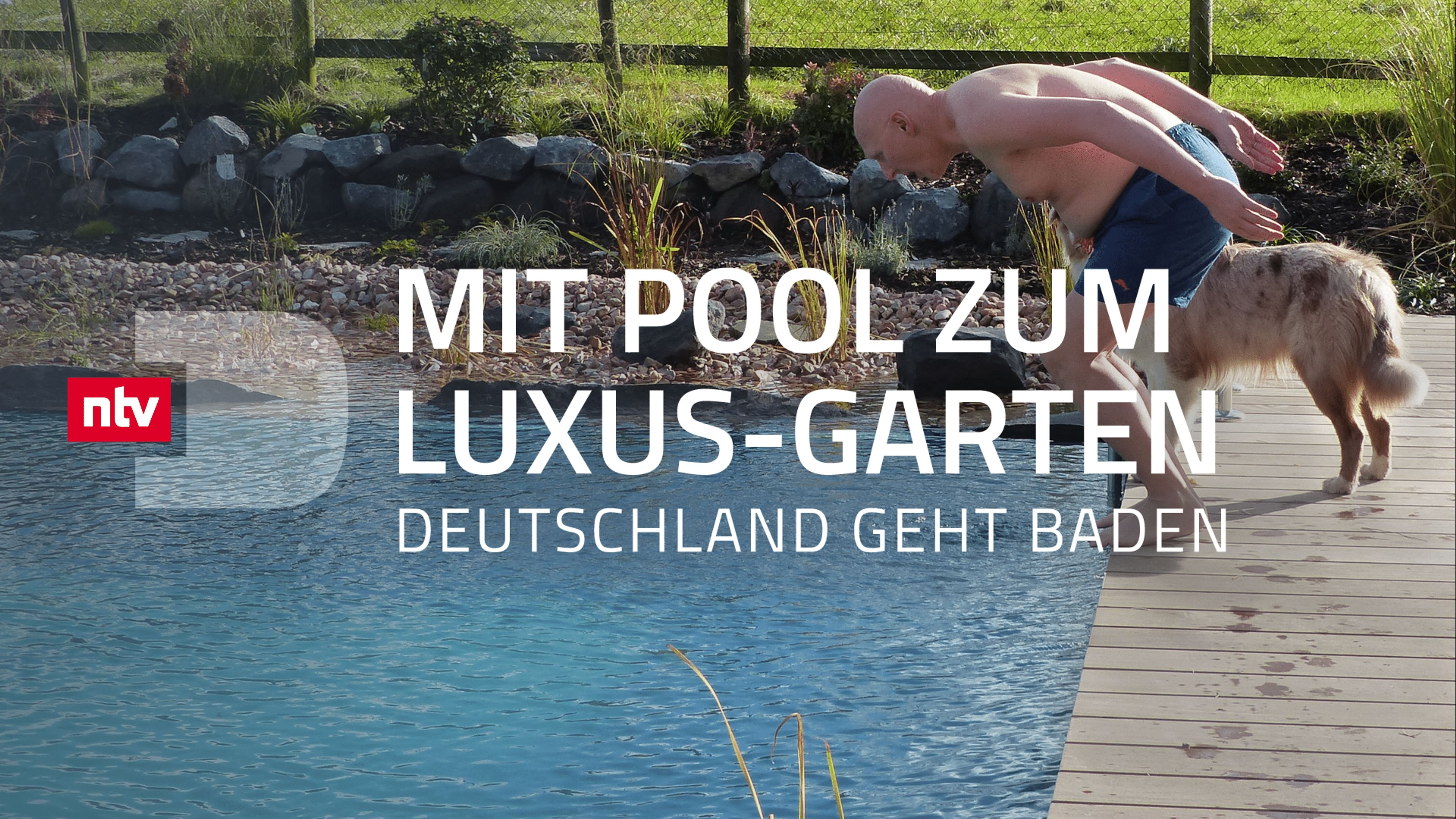 Mit Pool zum Luxus-Garten - Deutschland geht baden